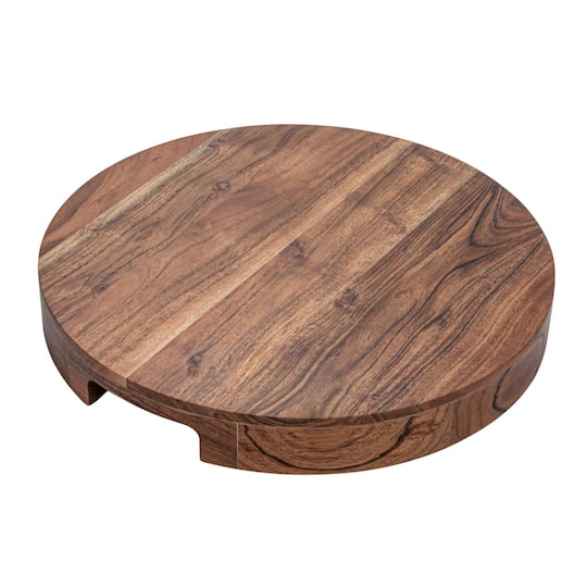 Hello Honey® 15.5" Natural Acacia Wood Kitchen Pedestal
